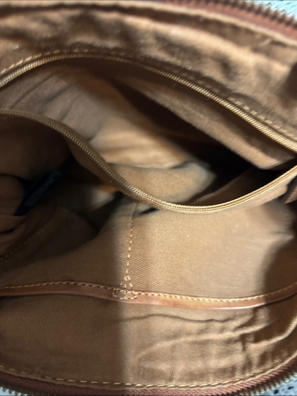 Leather Crossbody Bag - Brown - Picture 4 of 11